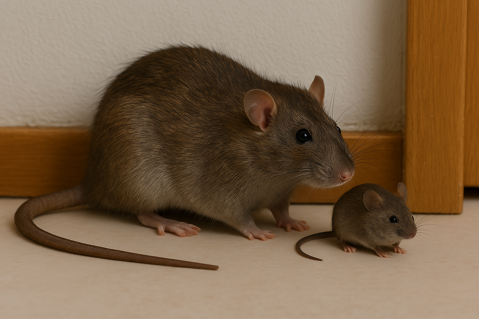 Comparación entre rata y ratón
