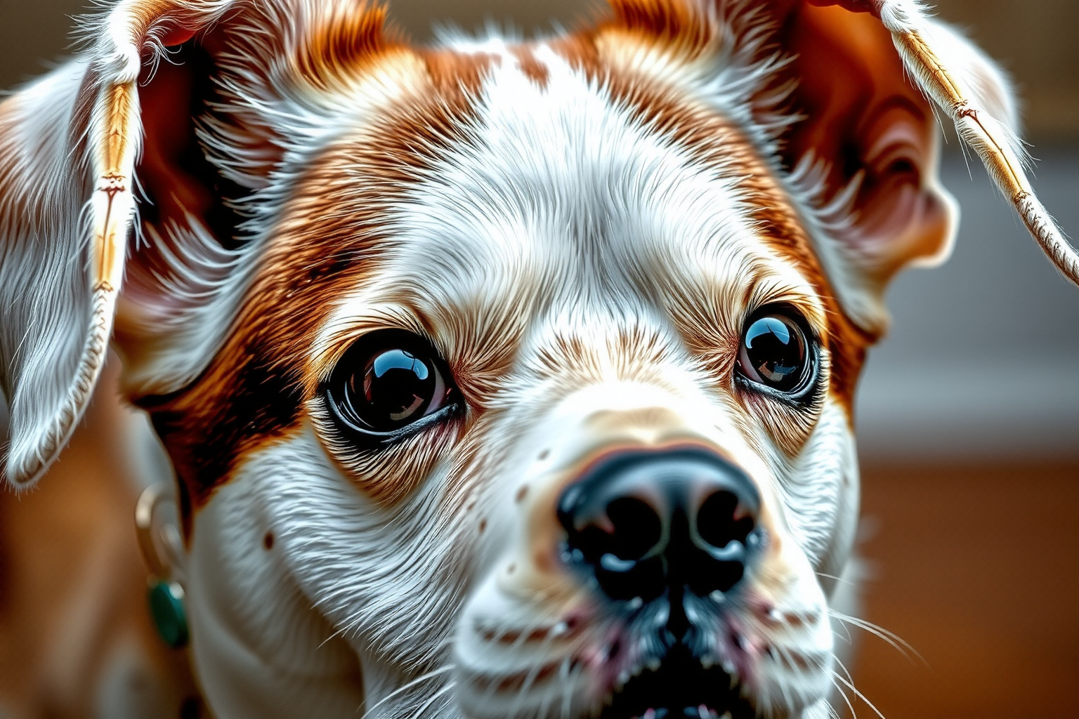 Pulga o garrapata sobre el pelaje de una mascota, representando una infestación común en perros y gatos.